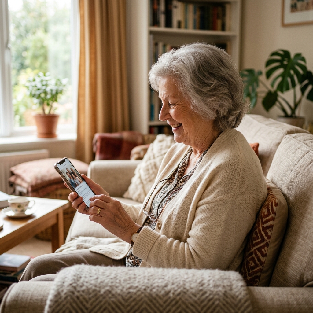 Patient checking medication information